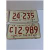 Image 3 : (4) Saskatchewan License Plates - 1973