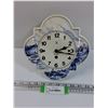 Image 1 : Porcelain Vintage Wind-Up Clock- Made in Germany - As Is