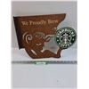 Image 1 : Starbucks Wall Mount Sign - 16.5" x 12"