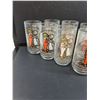 Image 2 : (7) Holly Hobby Glasses, (4) Coca Cola Glasses & (2) Saskatchewan Prairie Lily Glasses
