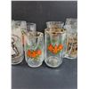 Image 3 : (7) Holly Hobby Glasses, (4) Coca Cola Glasses & (2) Saskatchewan Prairie Lily Glasses