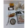 Image 2 : (3) CPR Ceramic Insulators, Lighter, Ashtrays, Hari Curlers, Misc