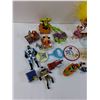 Image 2 : Retro Toy Lot: Trolls, Disney, Raggedy Ann Plate, Batman, Misc