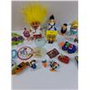 Image 3 : Retro Toy Lot: Trolls, Disney, Raggedy Ann Plate, Batman, Misc