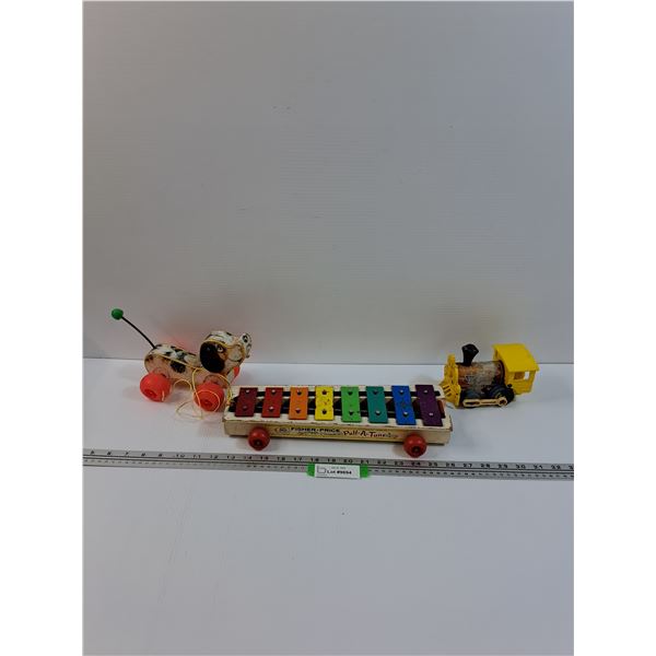 (3) Retro Fisher Price Toys