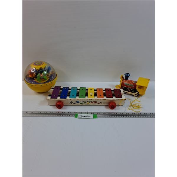 (3) Retro Fisher Price Toys