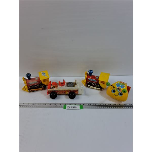(4) Retro Fisher Price Toys
