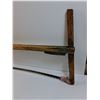Image 3 : Antique Wood Bow Saw - 36" x 19" - Some Wear
