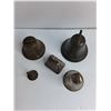 Image 5 : Wicker Bowl and 5 Metal Bells