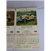Image 5 : Saskatchewan Roughriders 1994 Fact Book, Catto Scotch Whisky Bottle and (2) Antique Car Calendars