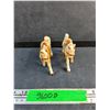 Image 1 : Victorian Ceramic Horses Salt & Pepper Shakers