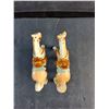 Image 5 : Victorian Ceramic Horses Salt & Pepper Shakers