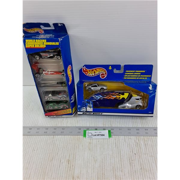 HotWheels World Racers and Pavement Pounders sets
