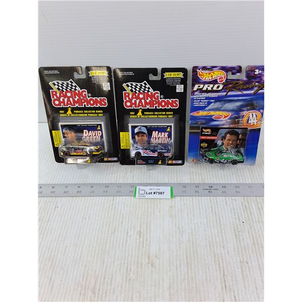 Racing Champions and Hotwheels Pro racing Cars