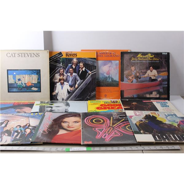 (16) Records- Cat Stevens, Five Man Electrical Band, Steve Wariner, Misc.