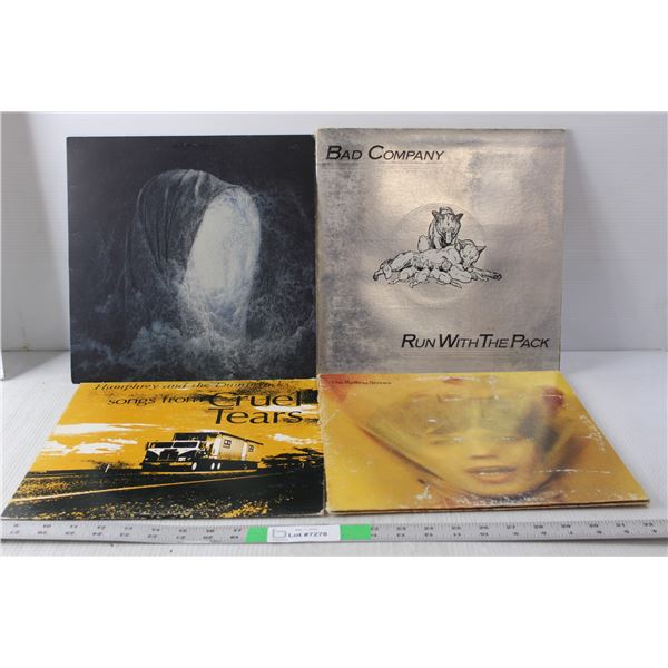 (4) Records- The Rolling Stones, Bad Company, Humphrey & The Dumptrucks, Skeletonwitch