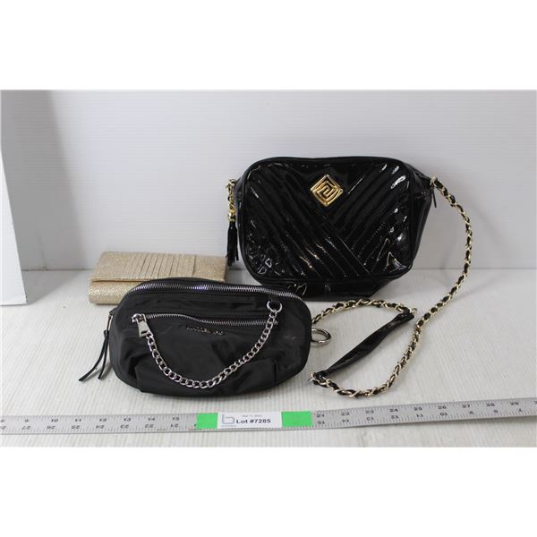 (3) Purses- Madden NYC, Le Château, Other