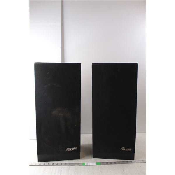 (2) Audiosphere Research Speakers- Untested 24" Tall