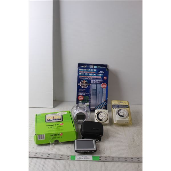 Magnetic Mesh Screen Door, TomTom One 130 S GPS- As Is, Mini Mechanical Timers