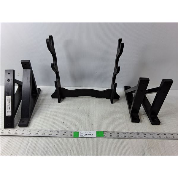 Ikea Wood Shelf Brackets & Stand