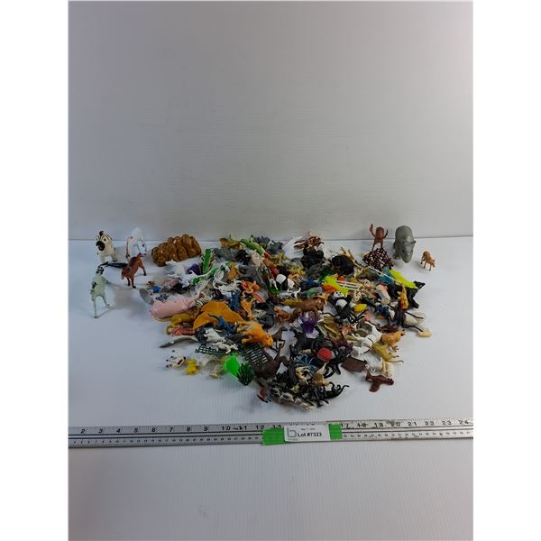 Various Farm and Zoo Animal Toys