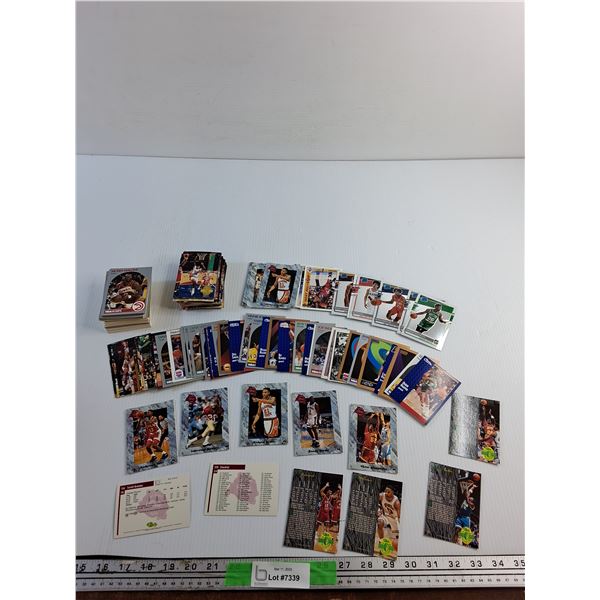 Various Basketball Trading Cards