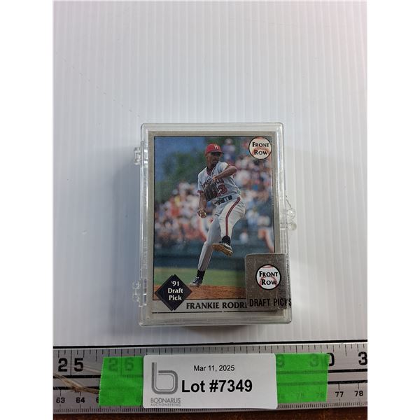'91 Draft Picks Front Row Baseball Trading Cards