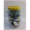 Image 2 : Vintage Cheez Whiz Jar and Marbles