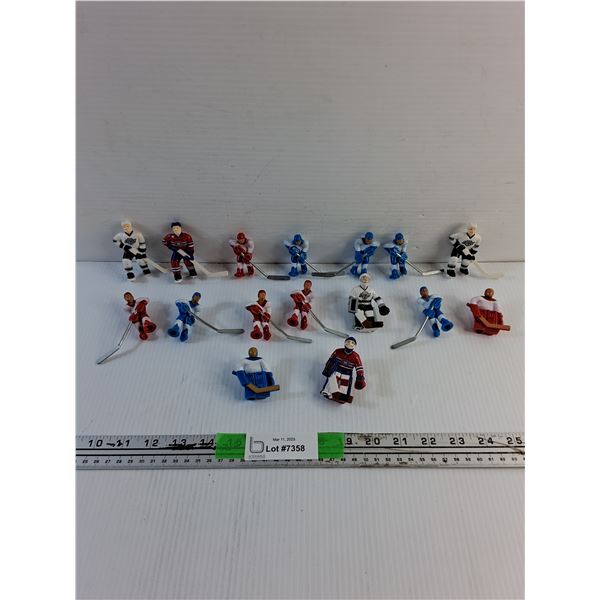16 Vintage Hockey Player Figurines