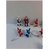 Image 2 : 16 Vintage Hockey Player Figurines
