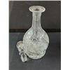 Image 3 : (2) Crystal Liquid Decanters