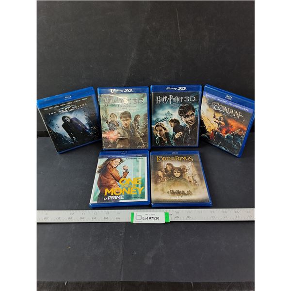 Assorted Blu Ray Discs