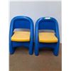 Image 1 : 2 Little Tykes Childrens Plastic Chairs