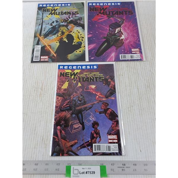 New Mutants Comic Books onBacker Boards