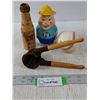 Image 1 : Nesting Pigs, Wooden Bottle, Rawlings Baseball and Jar Opener