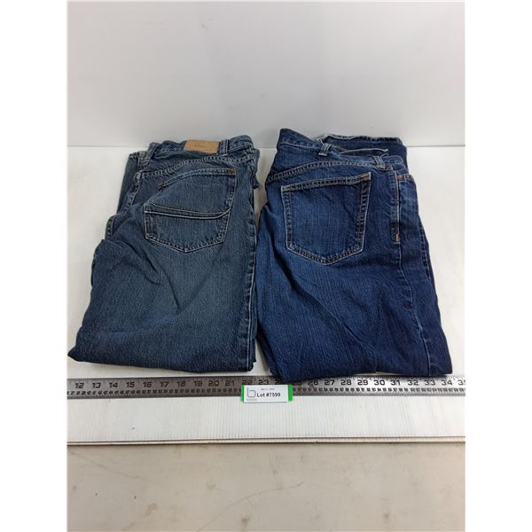 (2) Pairs of Denim Jeans (Castro 30/31 & Old Navy 36/32)