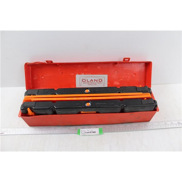 Oland (3) Piece Roadside Triangle Flare Kit- As Is