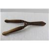 Image 3 : Pair Of Vintage Wooden Handled Tree Branch Clippers- As Is
