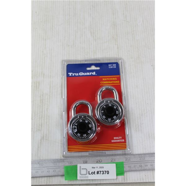 (2) TruGuard Combination Locks- NIB