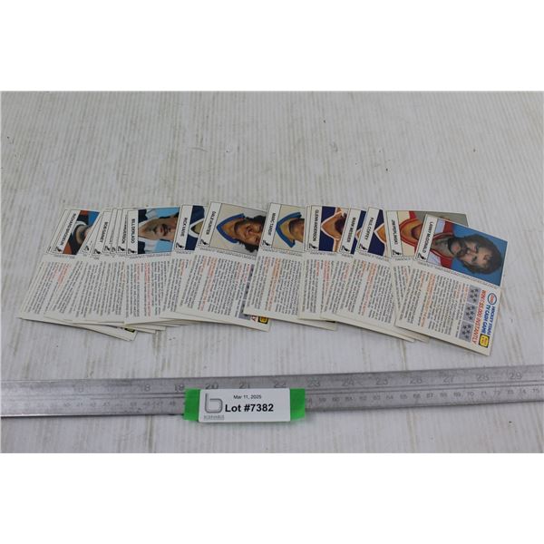 1983-84 Esso Hockey Card 21 Card Complete Set
