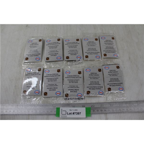 (10) Sealed Esso 1988-89 NHL Hockey Card All Star Packs