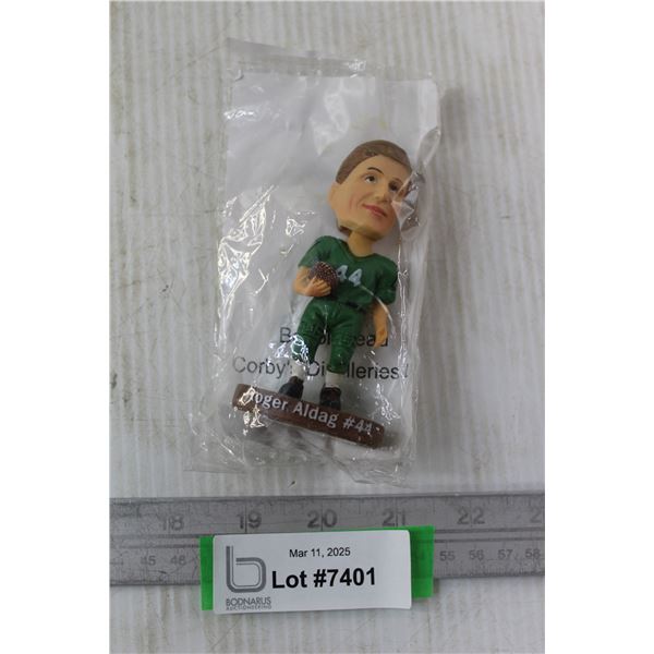 Rodger Aldag #44 Saskatchewan Roughrider Bobblehead