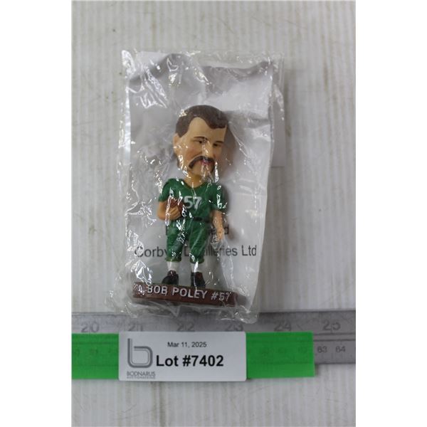 Bob Poley #57 Saskatchewan Roughrider Bobble Head