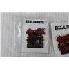 Image 3 : Lot Of (3) NFL Coca- Cola Sponsored Team Pins, Bills, Bears, Misc