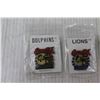Image 2 : Lot Of (3) NFL Coca- Cola Sponsored Team Pins, Lions, 49ers, Misc