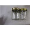 Image 2 : (24) Glass Canning Jars with Sealer Lids