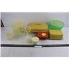 Image 1 : Plastic Food Storage Containers Lot - Mostly Vintage Tupperware