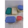 Image 2 : Plastic Food Storage Containers Lot (Tupperware & Rubbermaid - Some Vintage)