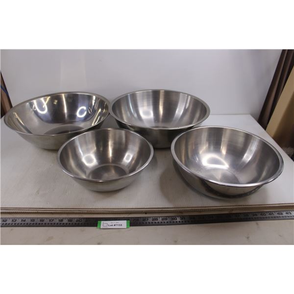 (4) Large Mixing Bowls - 11" to 16" Dia