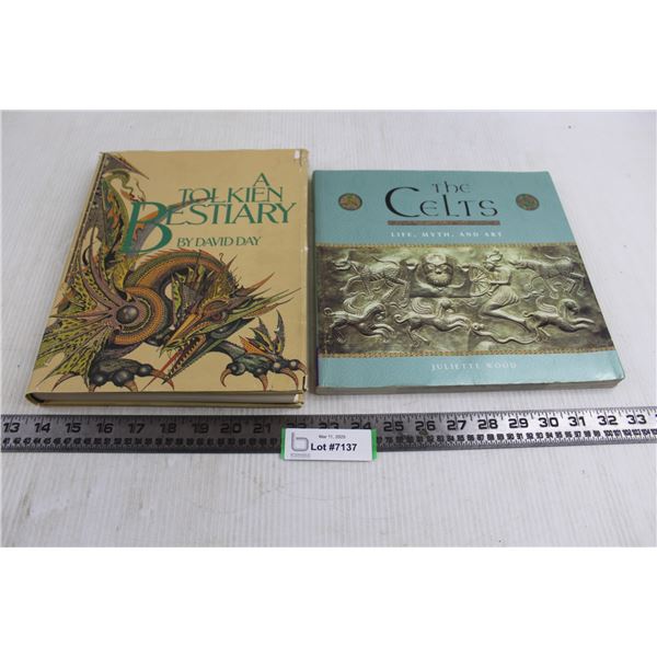 (2) Books (Tolkien Bestiary & The Celts)